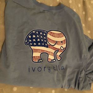 Ivory Ella American Flag Elephant T 🇺🇸